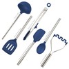 Tovolo Silicone Cooking Utensil Set of 6 Deep Indigo Ladle