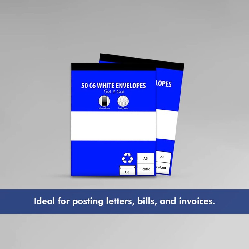 KARRMA | C6 Premium Quality Office White Mailing Envelopes 80