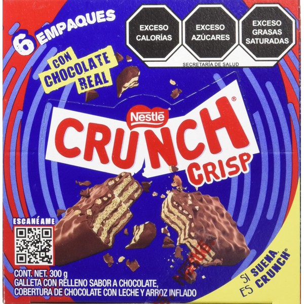 Chocolate Crunch Crisp 6 pz de 50g