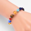 MENGLINA Women Stone Bead Charm Bracelet Universe Galaxy the Eight