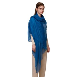 NUOHEMULE Featherlight Scarf Cashmere for Women Lightweight Shawl and Travel Wraps, Super Large (230 * 100cm) Pashmina, Cypress Green, Large