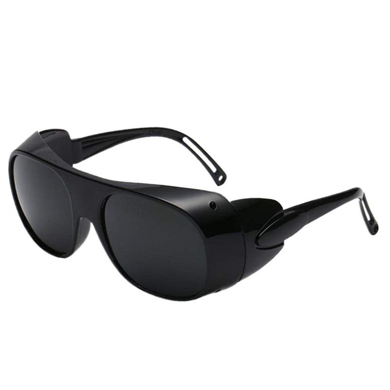 Milageto Welding Welder Goggles Torching Brazing Glasses Windproof, Gray