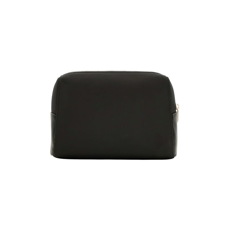 GUESS Large Top Zip Cosmetic Bag Black, black