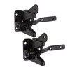 Design House 189407-MB Self-Locking Heavy Duty Gate Latch 2-Pack Matte