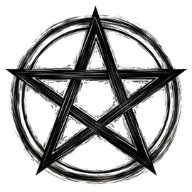 Dopetattoo 6 Sheets Temporary Tattoos Pentagram Pentacle Symbol Temporary tattoo Neck Arm Chest for Women Men Adults