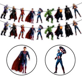 Suprhero Garland Decoration