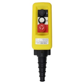 Nicear Hoist Push Button Switch Hoist Control Crane Controller Station Up Down Remote Control Emergency Stop Switch