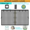 YXAZCM Magnetic Garage Door Screen for 2 Car 15x7 FT