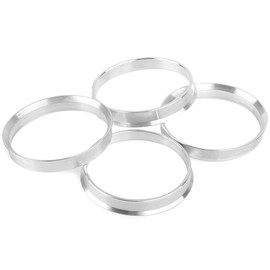 BRONEVO 60.1 to 64.1 Hub Centric Rings,ID=60.1mm OD=64.1mm,Aluminium Alloy Wheel Center Rings Hubrings Pack of 4
