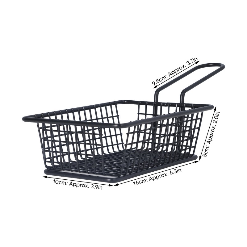 Fryer Basket Food Grade Stainless Steel French Fry Holder Frying