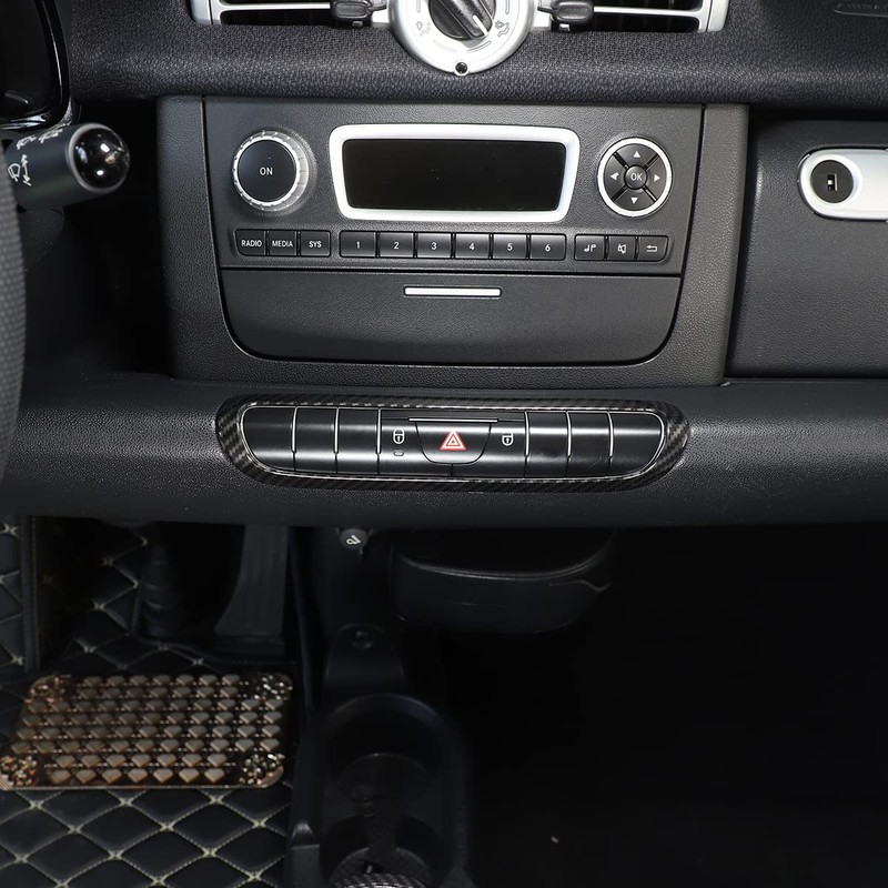 METYOUCAR Car central door lock switch decorative cover frame For