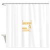 CafePress Discus Throwing Skills Loading Disc Decorative Fabric Shower Curtain
