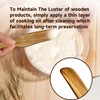 Skinny Spurtle, Sourdough Shovel Spurtle Spatula11 Inch, Natural Acacia Wood