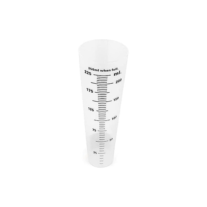 Bainbridge Fluid, Liquid and Chemical Measuring Cylinder, 250 ml Capacity