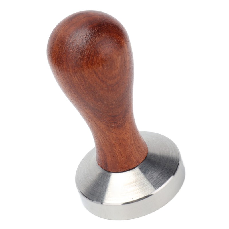 53mm Coffee Tamper with Wooden Handle Stainless Steel Coffee Powder