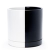 D'vine Dev 10 Inch Ceramic Planter Pot with Drainage Hole