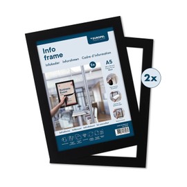 Europel A5 Info Frame, 196007, Black