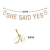 She Said Yes Banner, He Put a Ring on It,