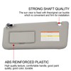 Dasbecan Gray Left Driver Side Sun Visor Compatible with Infiniti