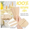 Magicfly 1000pcs Popsicle Sticks, Natural Wooden Food Grade Craft Sticks,