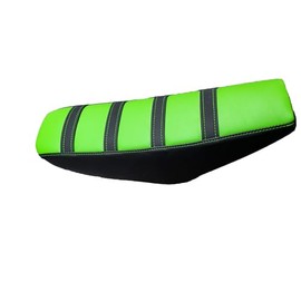 Hidden Comfort Camo HCC Racing seat Cover Compatible with Honda XR 50 Dirtbike Short Side SEAT Black Gripper Straps Black/Lime Green