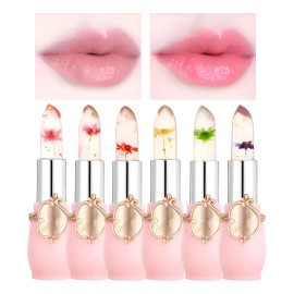 Lápiz Labial Hidratante Crystal Flower Jelly, Lápiz Labial M
