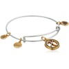 Alex and Ani Women's Initial X II Bangle Two Tone