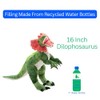 The Petting Zoo Dilophosaurus Dinosaur Stuffed Animal Plushie, Gift for