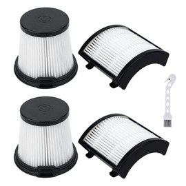 IW1511UK Filter Replacement Compatible with Shark IW3510UK, IW1511UK, IW3611UKT Detect Pro Cordless Stick Vacuum, 2 HEPA Back Filters & 2 Pre-filters