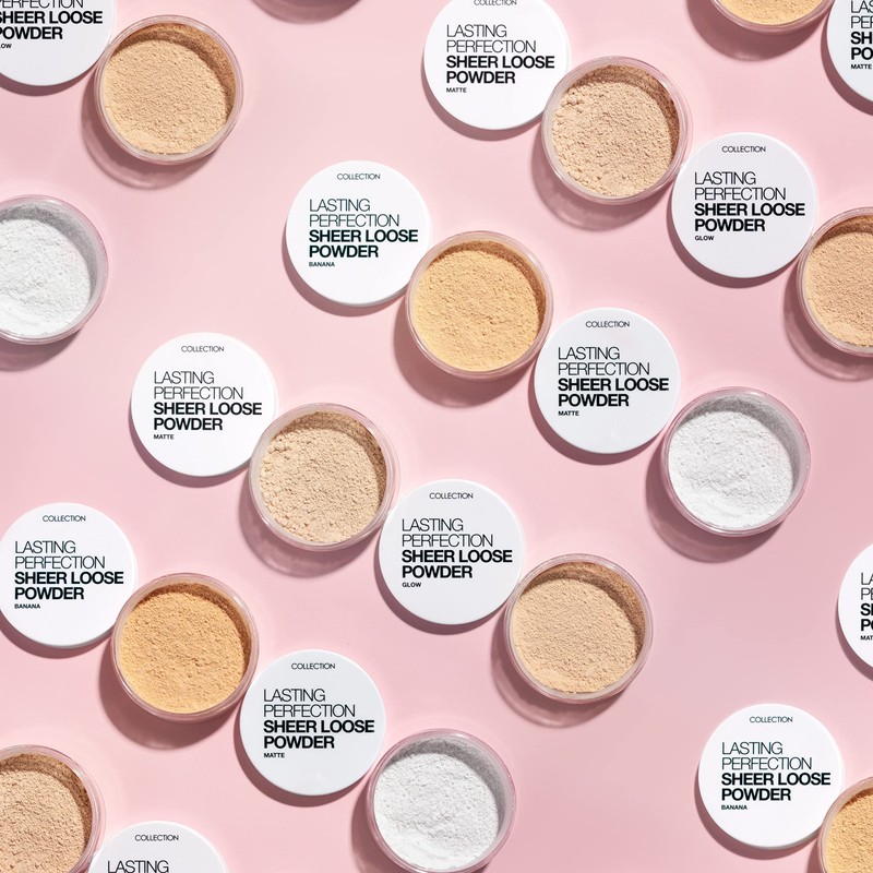 Collection Cosmetics Lasting Perfection Sheer Loose Powder, Lightweight Powder, 10g,