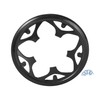 A ABSOPRO Bicycle Crankset Crankset Cover 48 Teeth 9.5 cm