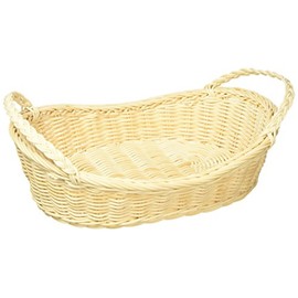 Banyo Rattan with Ears, Boat-shaped Basket, Large, 16-636L