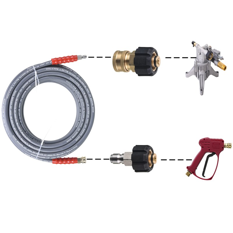 RIDGE WASHER Pressure Washer Hose 50 Feet X 3/8 Inch