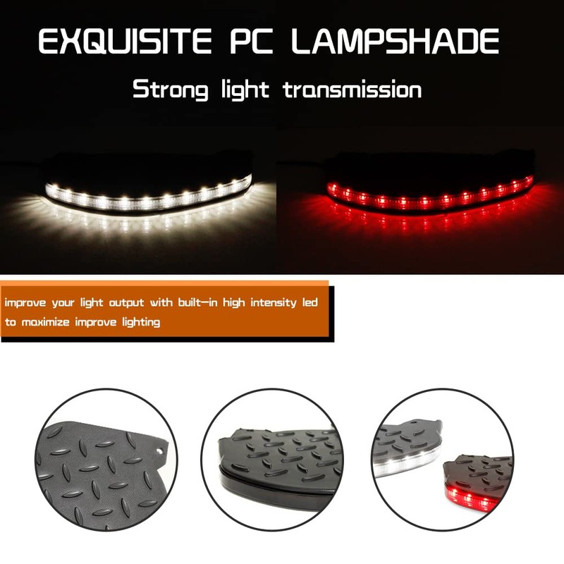 Tonsya 3 IN 1 Led Smoked Lens For 2014 2015