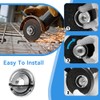 Huucozn Set of 3 Quick Release Nuts for Angle Grinder