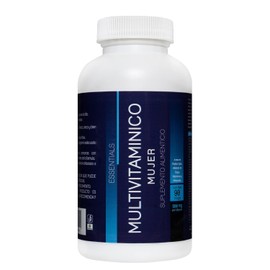 NLS ESSENTIALS MULTIVITAMINICO PARA LA MUJER | Contiene los aminoácidos que necesita la mujer: L-Arginina, L-Carnitina | Complejo B | Minerales: Zinc, Cobre, Hierro, Cromo y Selenio | Antioxidantes | Enriquecido con Àcido fólico | Formulado especialmente para la mujer