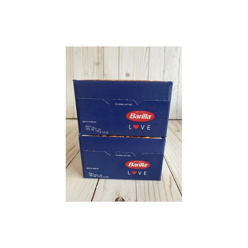 Barilla Limited Edition Heart Shaped Pasta Exp 7-2027 2 Boxes