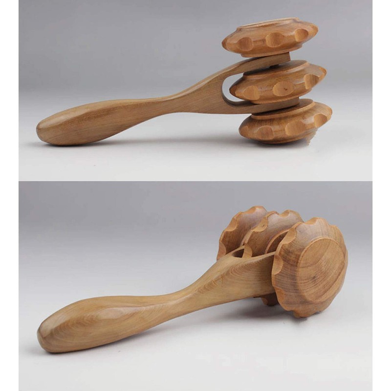 HAMILO Massage Roller Wooden Myofascial Release Cellulite Massage Roller for