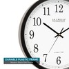 La Crosse Technology Wall Clock, Plastic, 14-inch Dia. (WT-3143A) (WT-3143A-INT)