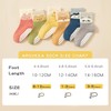 Bearbay Baby 6 Pairs Toddlers Non Slip Ankle Socks with