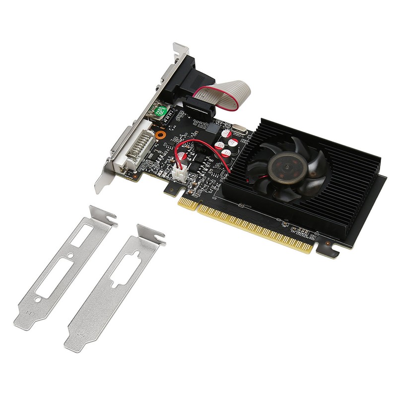 Half Height GPU 1G DDR3 64bit 810MHz 1300MHz HD DVI