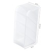 TEHAUX 2pcs Multifunctional Desktop Organizer for Cosmetics and Stationery Transparent