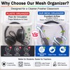 AmazingSpark 1 Pcs 16 Pockets Classroom Headphone Storage Thickened Non-Woven