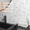 VAOVI Peel and Stick Self-Adhesive Marble Mosaic Wall Tile Backsplash