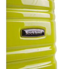 Rockland Melbourne Hardside Expandable Spinner Wheel Luggage, Two Tone Green, 2-Piece Set (20/28) (F225-2TONEGREEN)