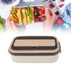 304 Stainless Steel Bento Box Adult Lunch Box Single Layer