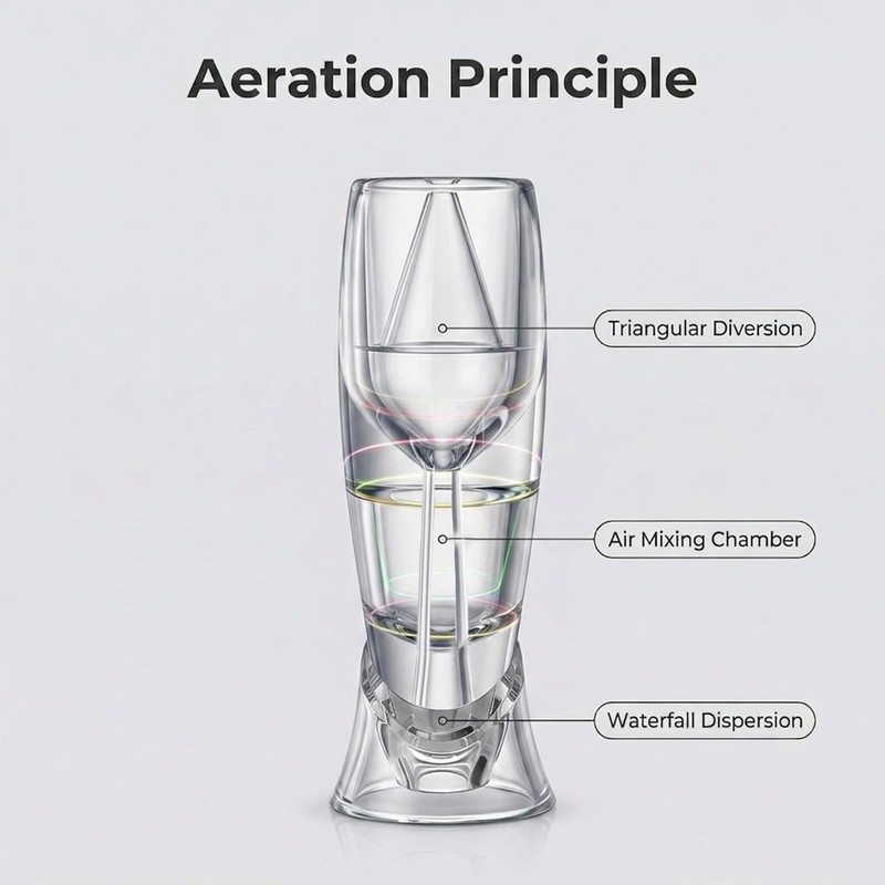 Sipoyen Wine Aerator Pourer with Decanter & Drip-Free Spout