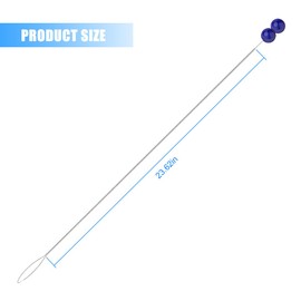 FALVFUN Heavy Duty Button Master for Car Emergency Tool, 60cm/23.6" Stainless Steel Pulling Wire Tool, Automotive Long Reach Grabber Accessories, Universal for SUV, Truck, RV