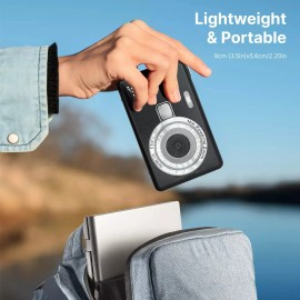 MIU France 2 PCS  4K Digital Camera for Kids & Adults, 48MP FHD 1080P Point and Shoot