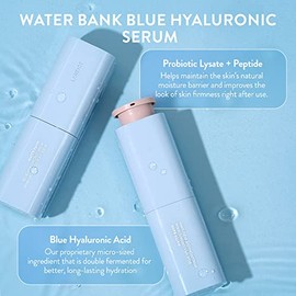 LANEIGE Suero hialurónico azul del banco de agua: péptidos, enzima del té verde, hidrata, mejora la firmeza de la piel